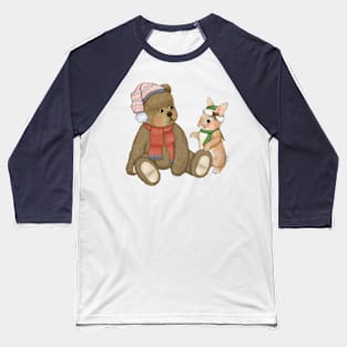 Winter Snow Friends Baseball T-Shirt